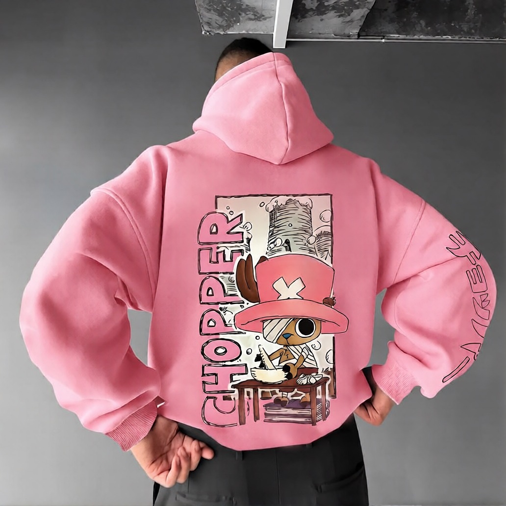 Unisex Anime Graphic Streetwear Vintage Hoodie