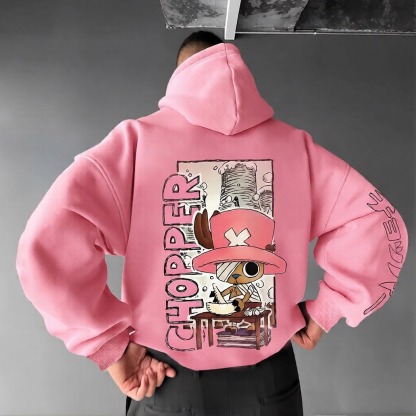 Unisex Anime Graphic Streetwear Vintage Hoodie