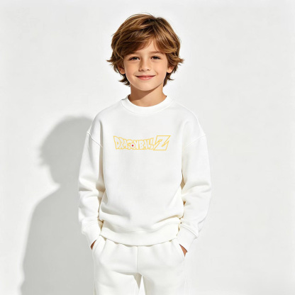 Dragon Ball Anime Graphic Crewneck Sweatshirt for Vegeta Kids Cartoon Print Cotton Tee