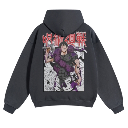 Unisex Casual Anime Print Hoodie-AnimeClothe