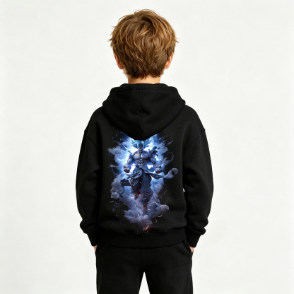 Dragon Ball Anime Graphic Hoodie for Goku Kids Cartoon Print Cotton Tee