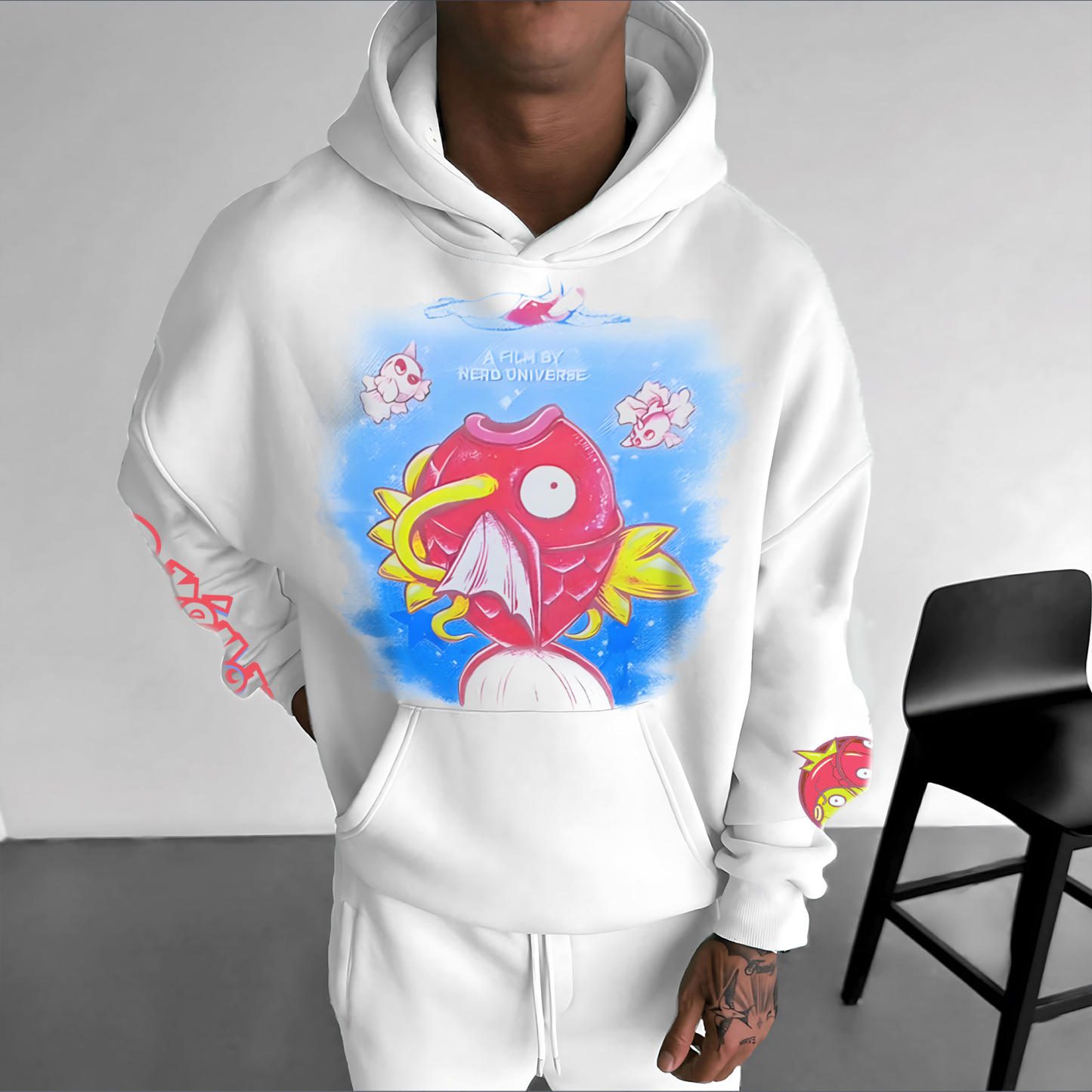 Unisex Anime Graphic Streetwear Vintage Hoodie
