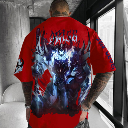 Unisex  "Solo Leveling" Anime Inspired Vintage T-Shirt