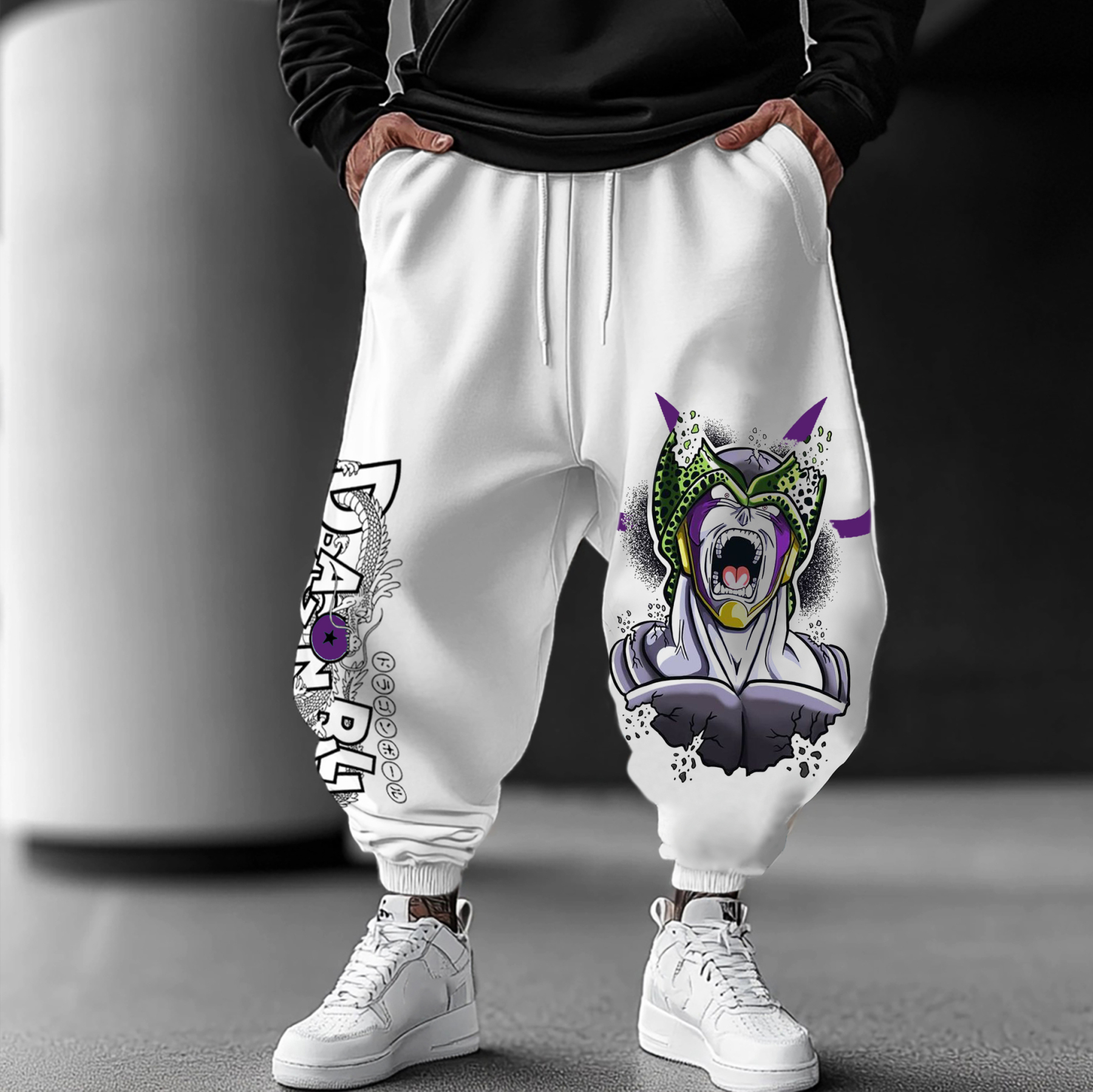 Unisex Anime Printed Gift Oversized Harem Pants