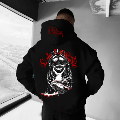 Unisex Anime Graphic Streetwear Vintage Hoodie-AnimeClothe