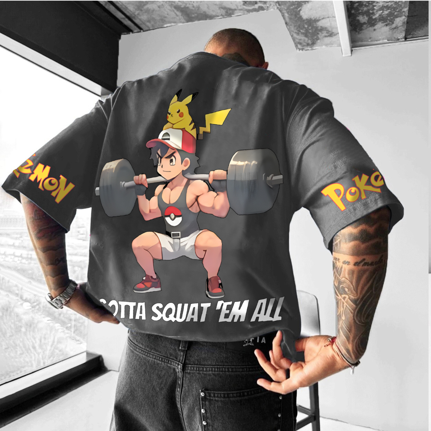 Unisex "Pokémon" Anime Inspired Vintage T-Shirt