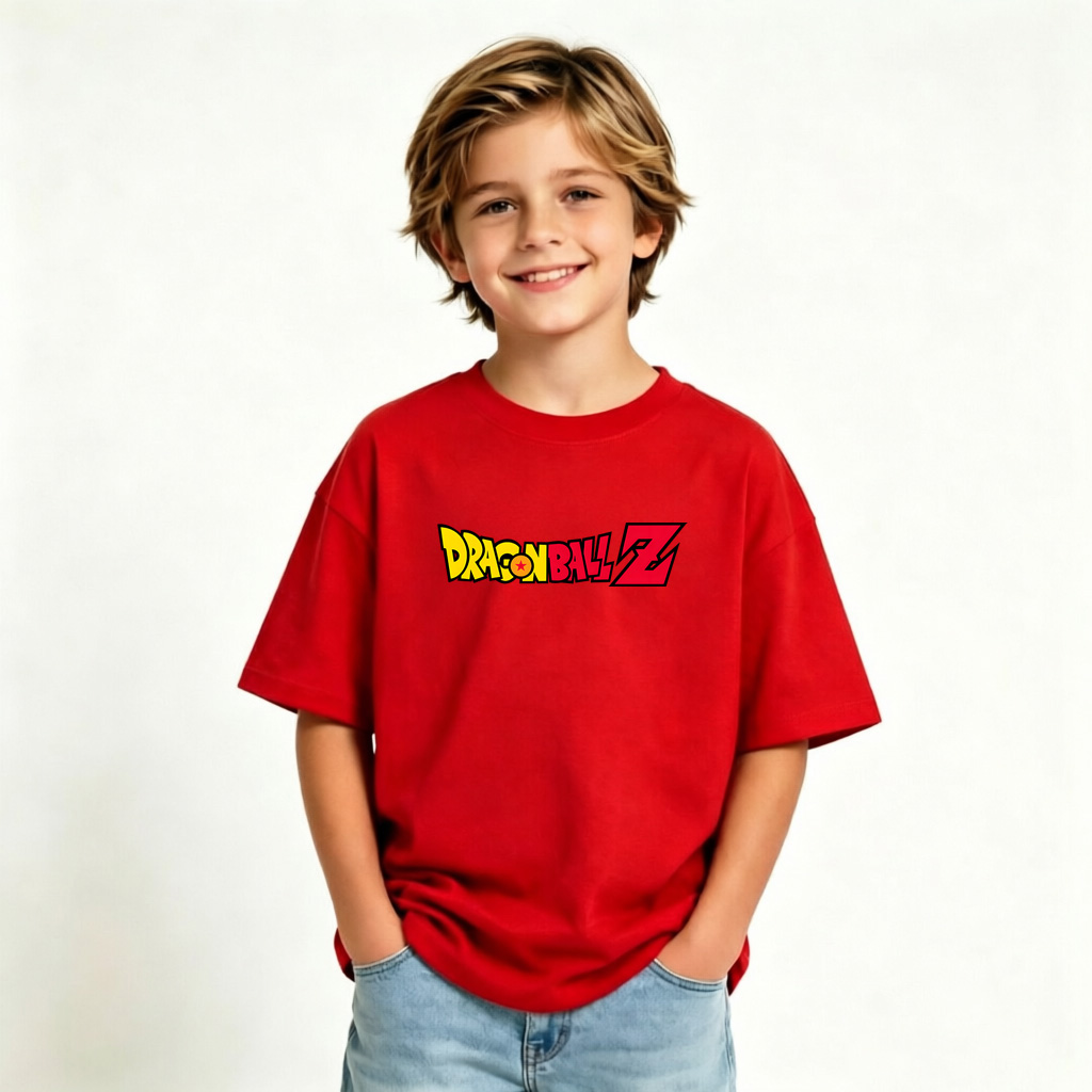Dragon Ball Goku Anime Graphic T-shirts for Kids Cartoon Print Cotton Tee