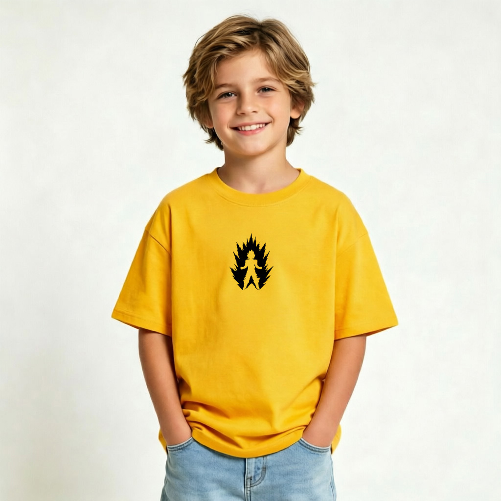 Dragon Ball Goku Anime Graphic T-shirts for Kids Cartoon Print Cotton Tee