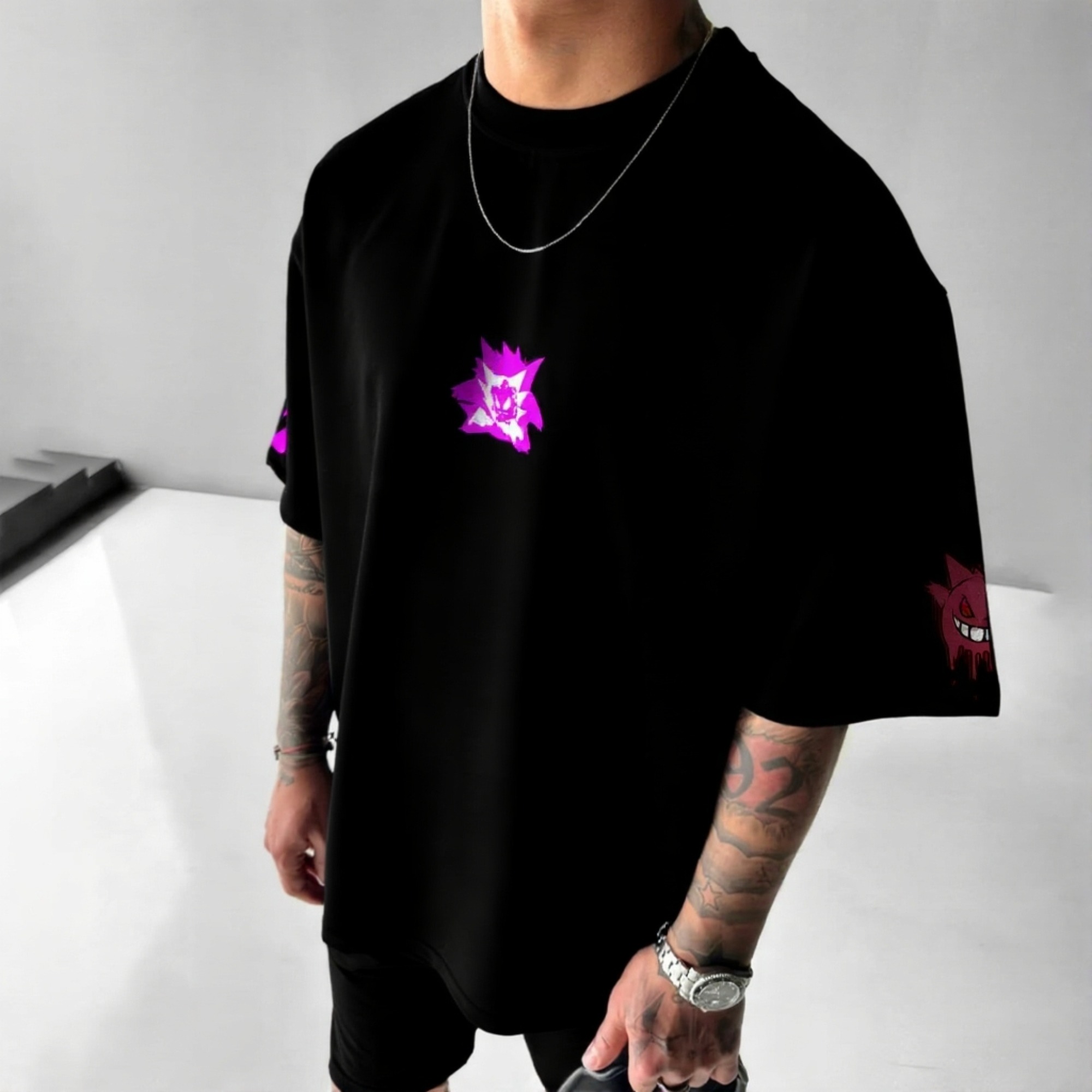 Pokémon Unisex Anime Gengar T-shirt