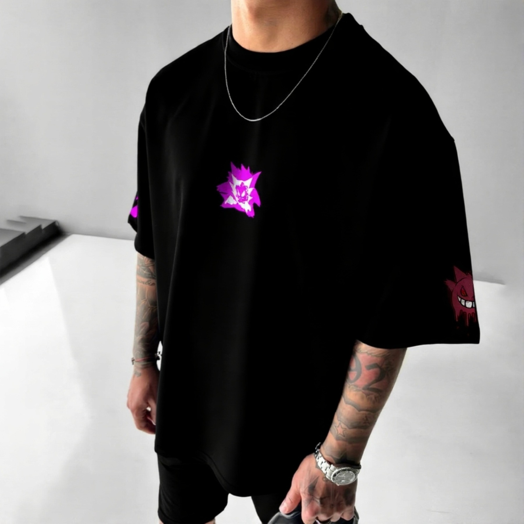 Pokémon Unisex Anime Gengar T-shirt