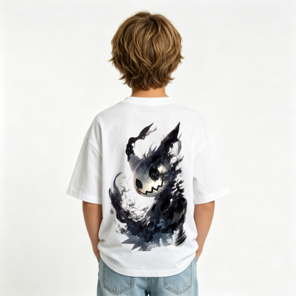 Pokémon Anime Graphic T-Shirt for Kids Cartoon Print Cotton Tee