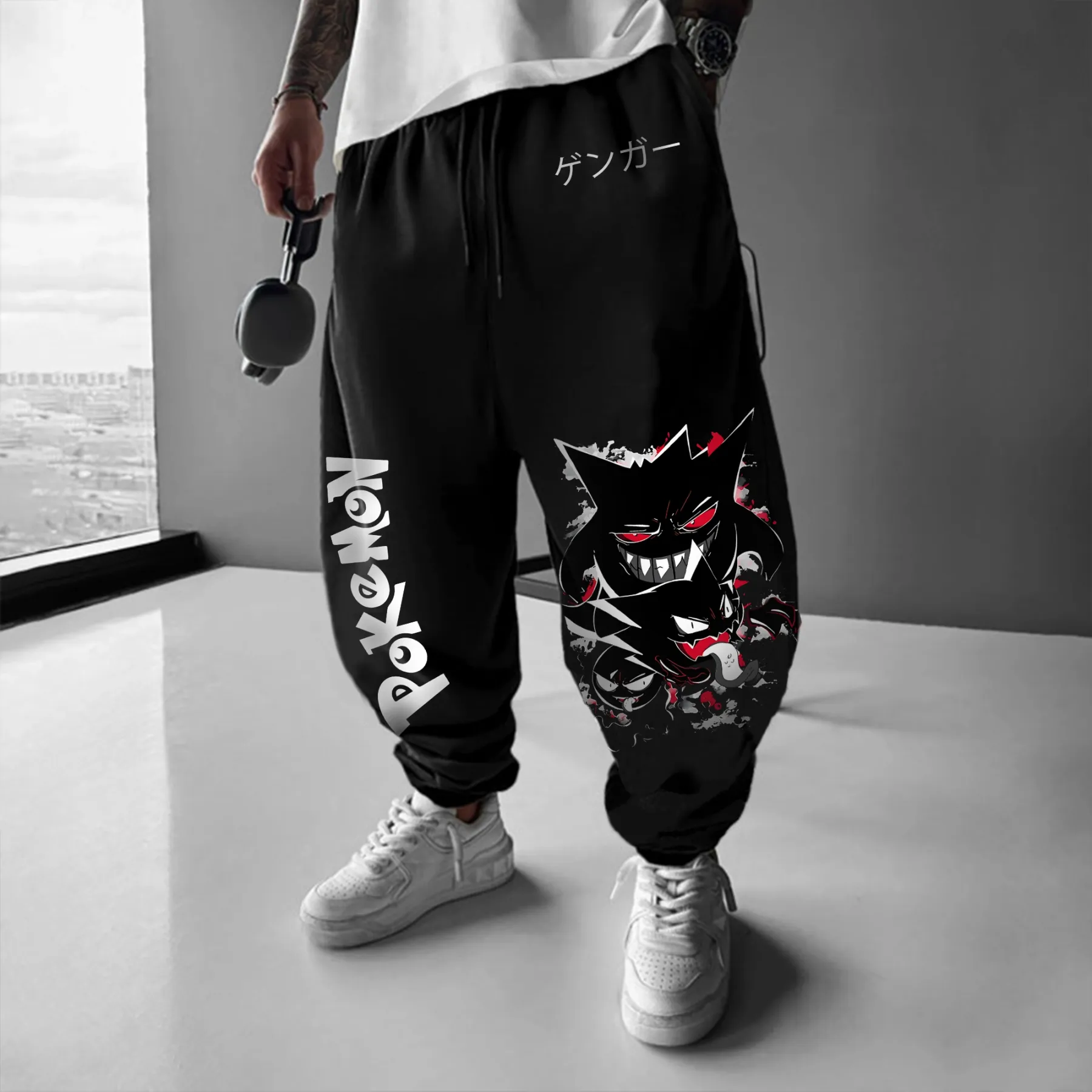 Unisex Casual Anime Streetwear Pants