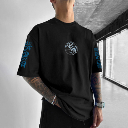 Unisex Anime Inspired Vintage T-Shirt-AnimeClothe