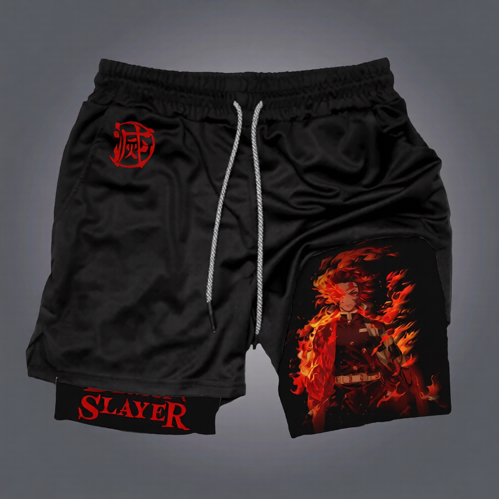 Unisex ��Demon Slayer�� Casual Anime Streetwear Shorts