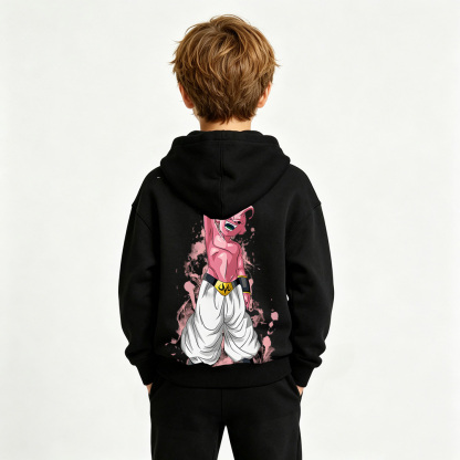 Dragon Ball Anime Graphic Hoodie for Frieza Kids Cartoon Print Cotton Tee