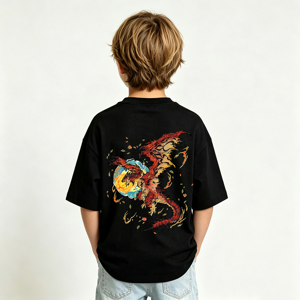 Pokémon Anime Graphic T-Shirt for Kids Cartoon Print Cotton Tee