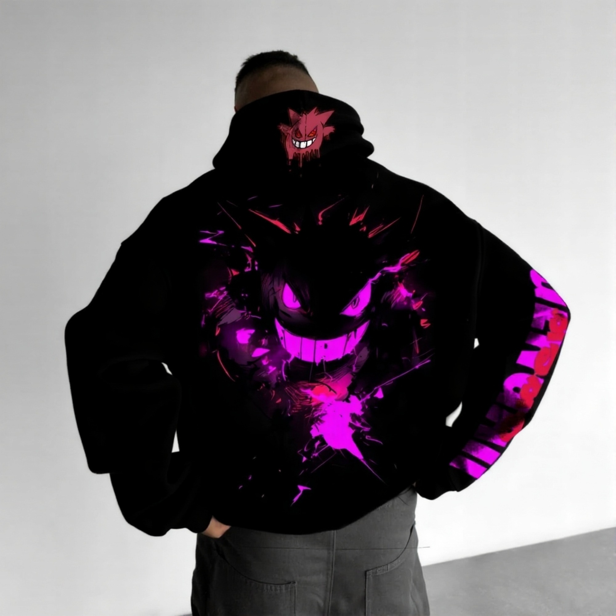 Pokémon Unisex Anime Gengar Hoodie