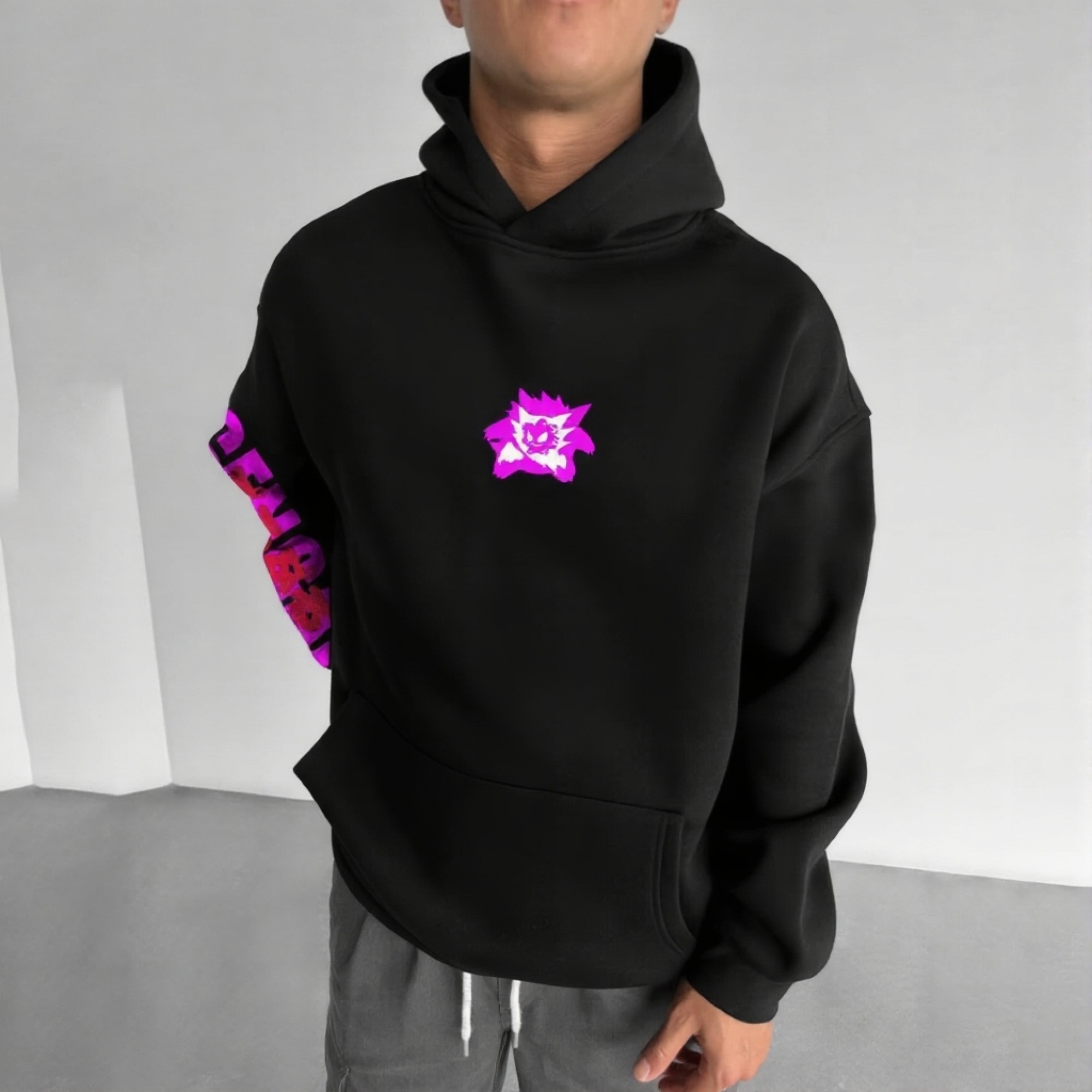 Pokémon Unisex Anime Gengar Hoodie