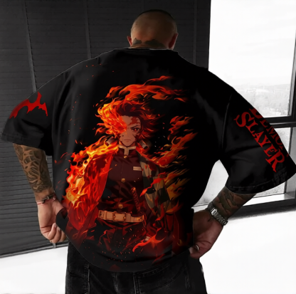 Unisex  Demon Slayer Anime Inspired Vintage T-Shirt