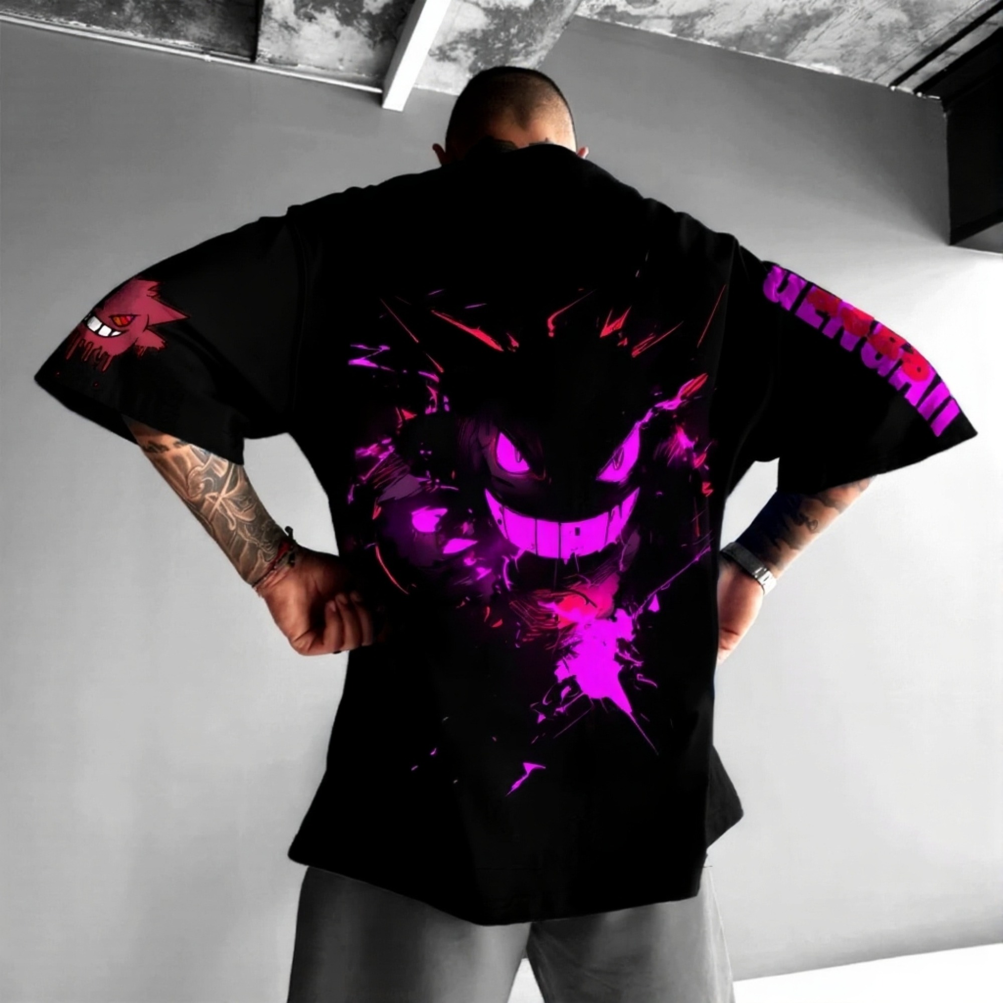 Pokémon Unisex Anime Gengar T-shirt