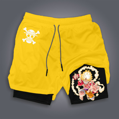Unisex  Casual Anime Streetwear Shorts