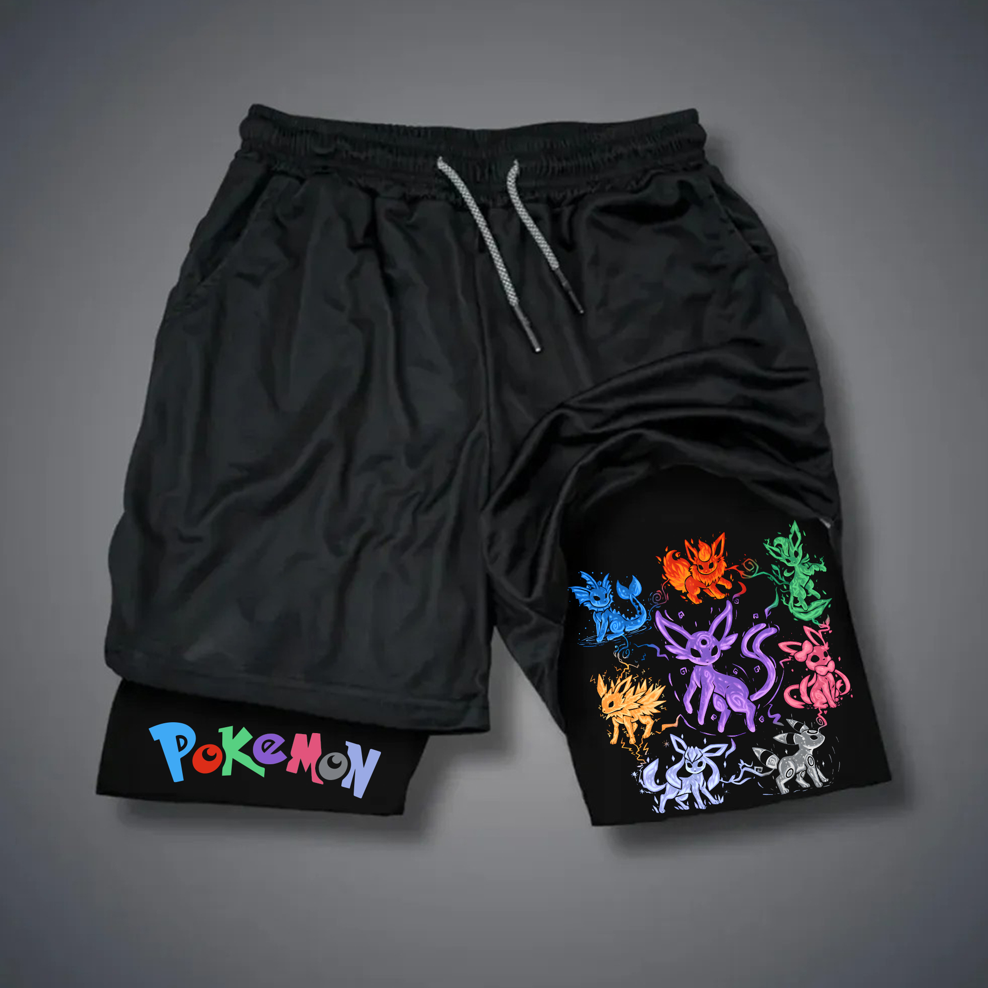 Unisex Casual Anime Streetwear Shorts-AnimeClothe