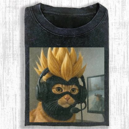 WACKY CAT T-SHIRT-ComicClothe