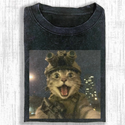 WACKY CAT T-SHIRT-ComicClothe