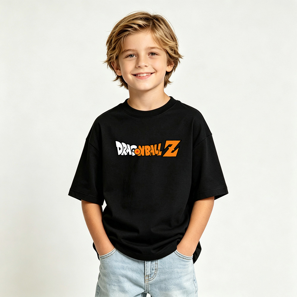 Dragon Ball Anime Graphic Crewneck Sweatshirt for Goku Kids Cartoon Print Cotton Tee