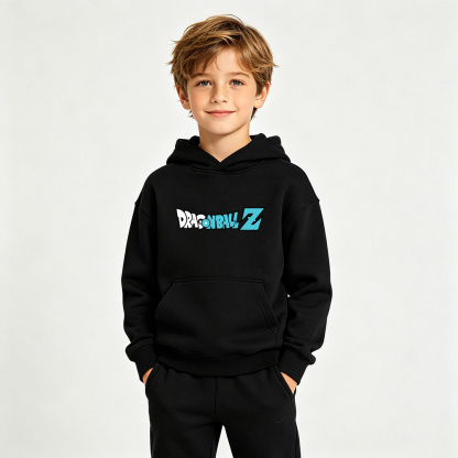 Dragon Ball Anime Graphic Hoodie for Goku Kids Cartoon Print Cotton Tee