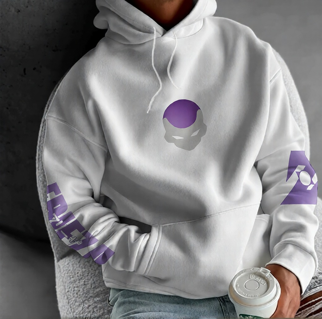 Unisex Anime Print  Casual Oversized Hoodie