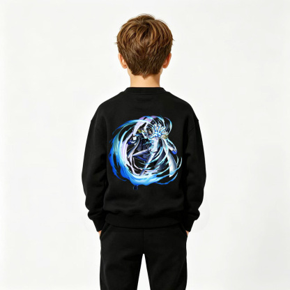 One Piece Anime Graphic Crewneck Sweatshirt for Kuzan Aokiji Kids Cartoon Print Cotton Tee