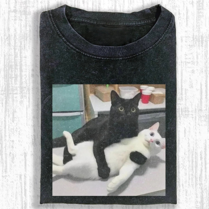 WACKY CAT  T-SHIRT-ComicClothe