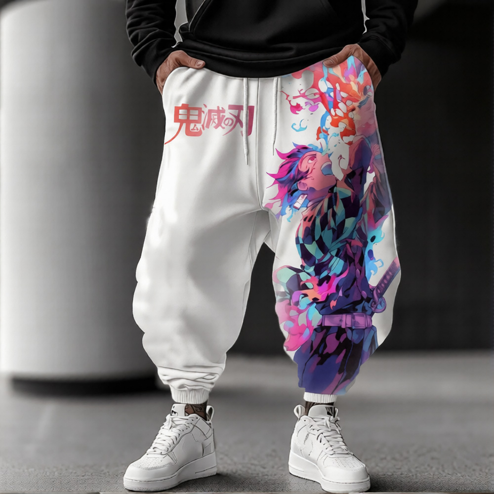 Unisex Demon Slayer Casual Anime Streetwear Pants