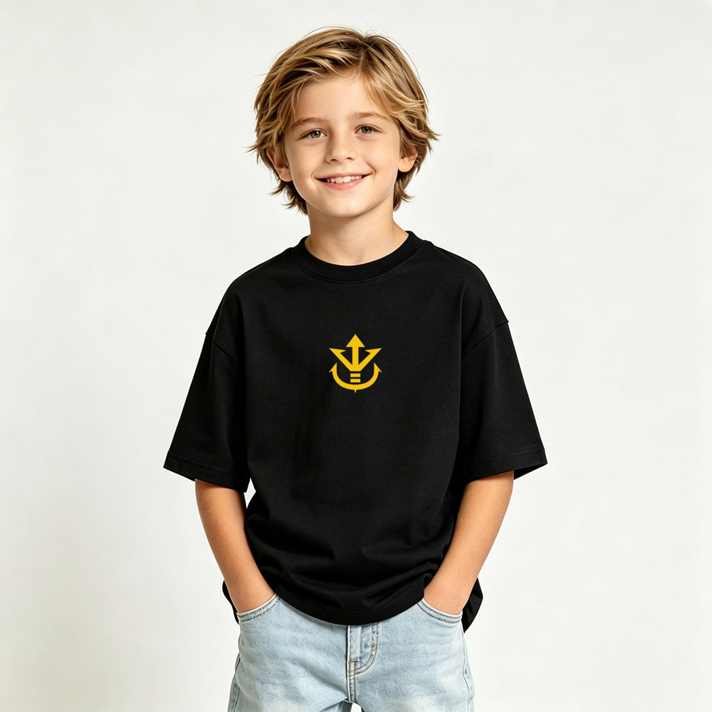 Dragon Ball Anime Graphic T-Shirt for Vegeta Kids Cartoon Print Cotton Tee