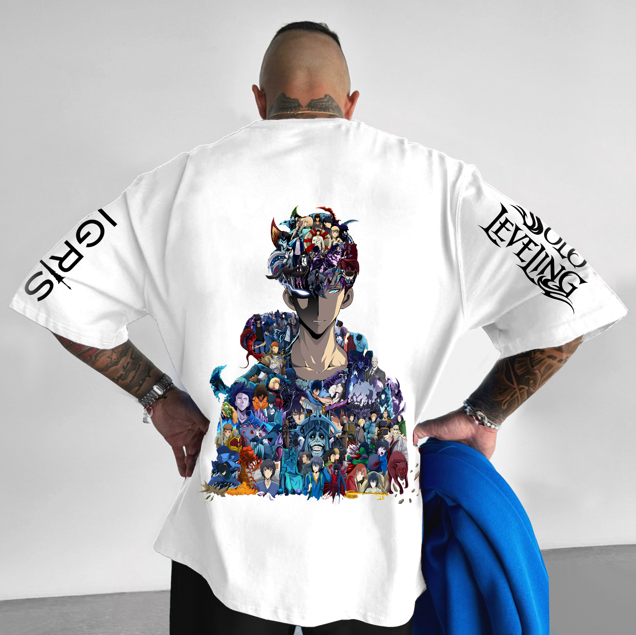 Solo Leveling Igris Unisex Anime Inspired Vintage T-Shirt-AnimeClothe