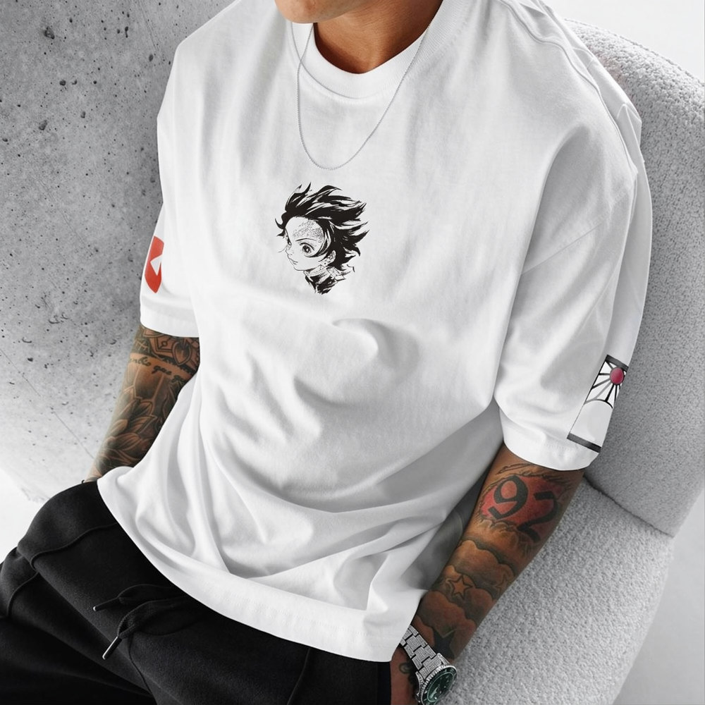 Unisex  Demon Slayer Anime Inspired Vintage T-Shirt