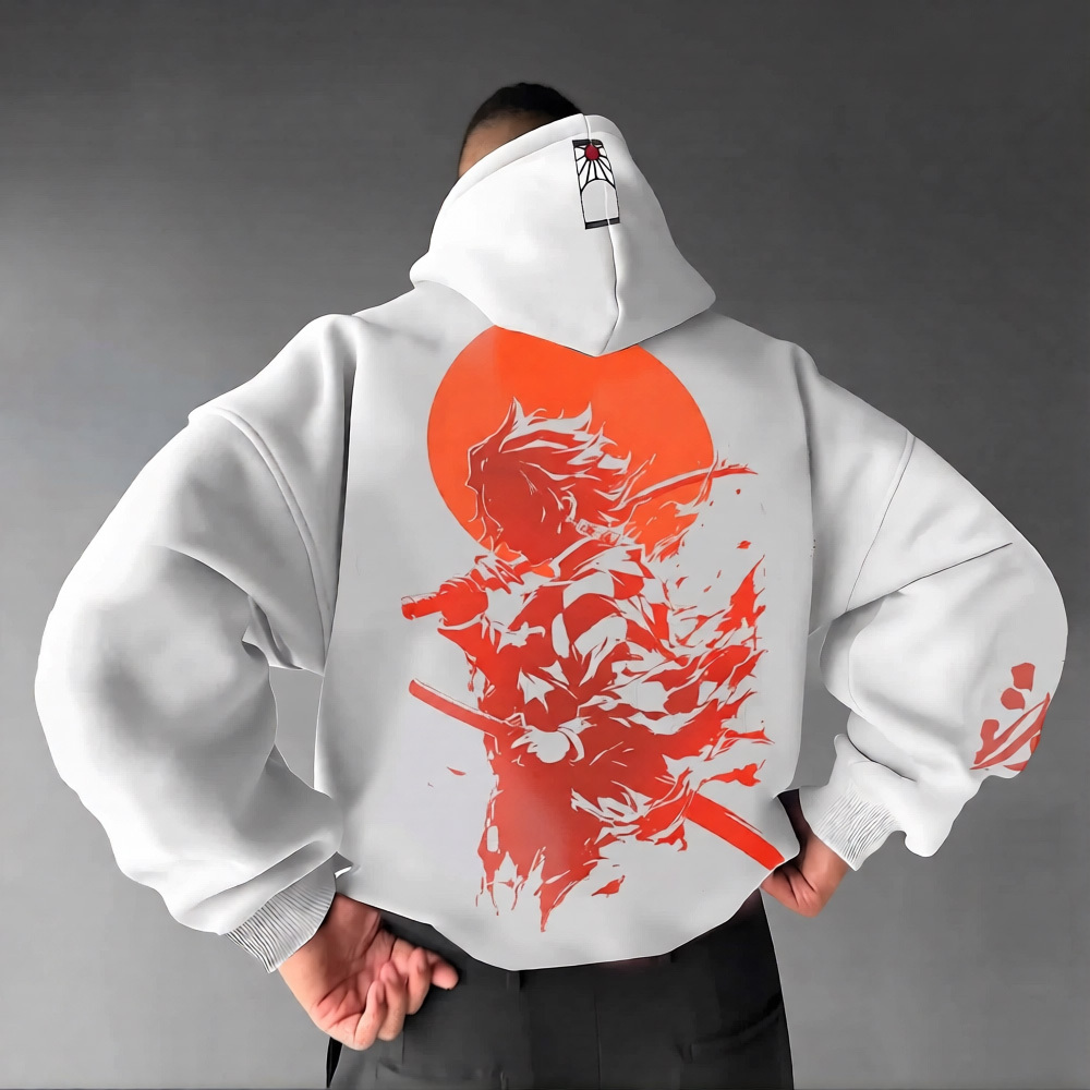 Unisex �� Demon Slayer�� Anime Graphic Streetwear Vintage Hoodie