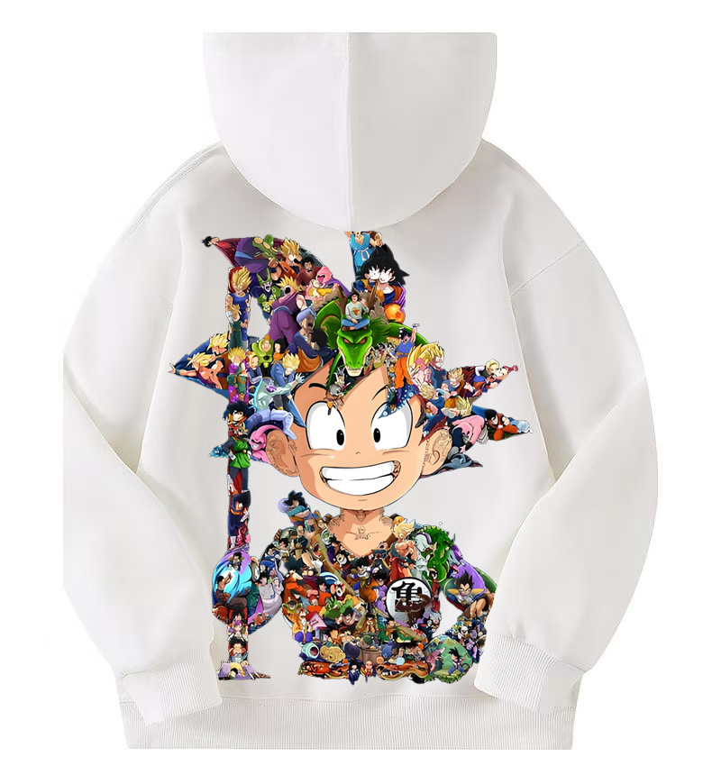 Unisex Anime Print Casual Oversized Hoodie
