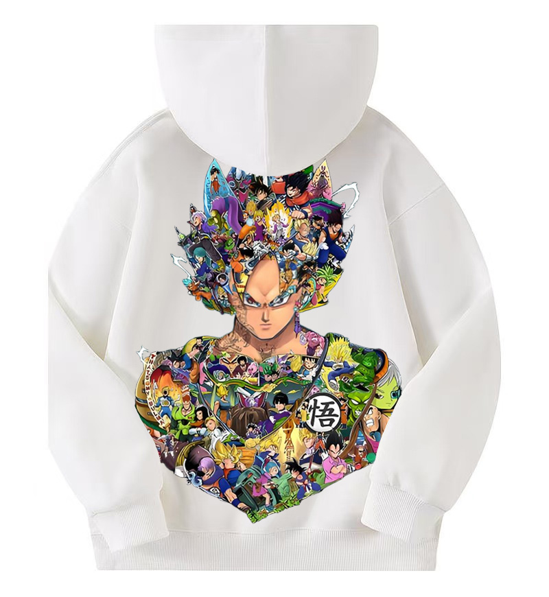 Unisex Anime Print  Casual Oversized Hoodie