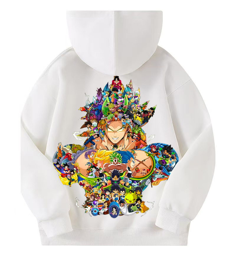 Unisex Anime Print  Casual Oversized Hoodie