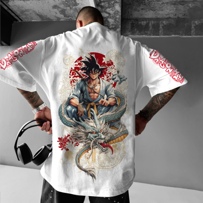 Unisex Anime Inspired Vintage T-Shirt-AnimeClothe