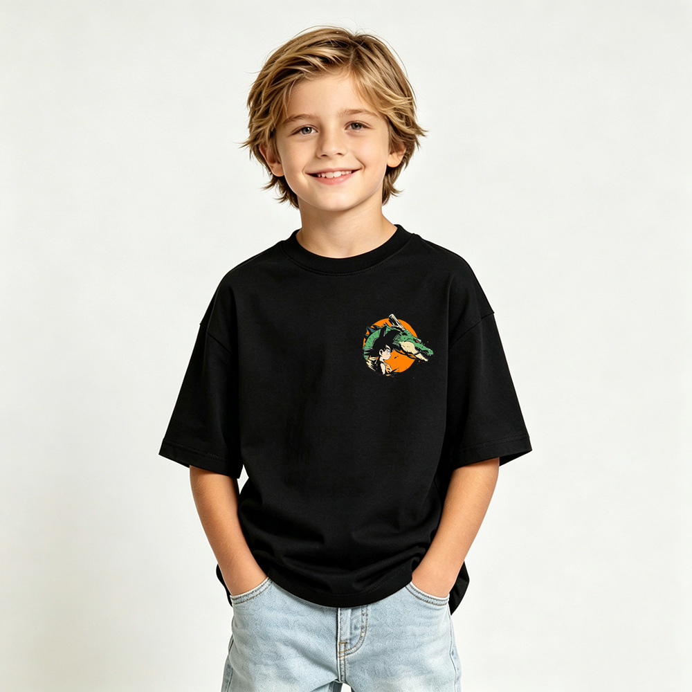 Dragon Ball Anime Graphic T-shirts for Goku Kids Cartoon Print Cotton Tee