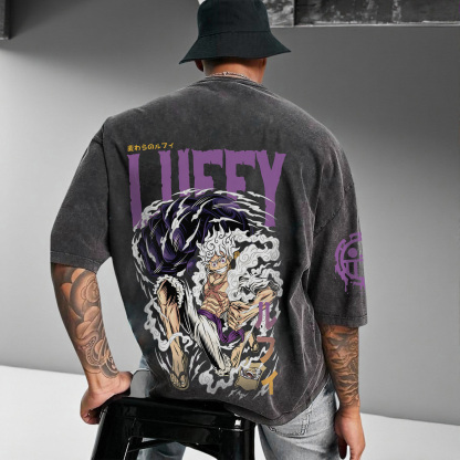 Unisex Anime Inspired Vintage T-Shirt丨