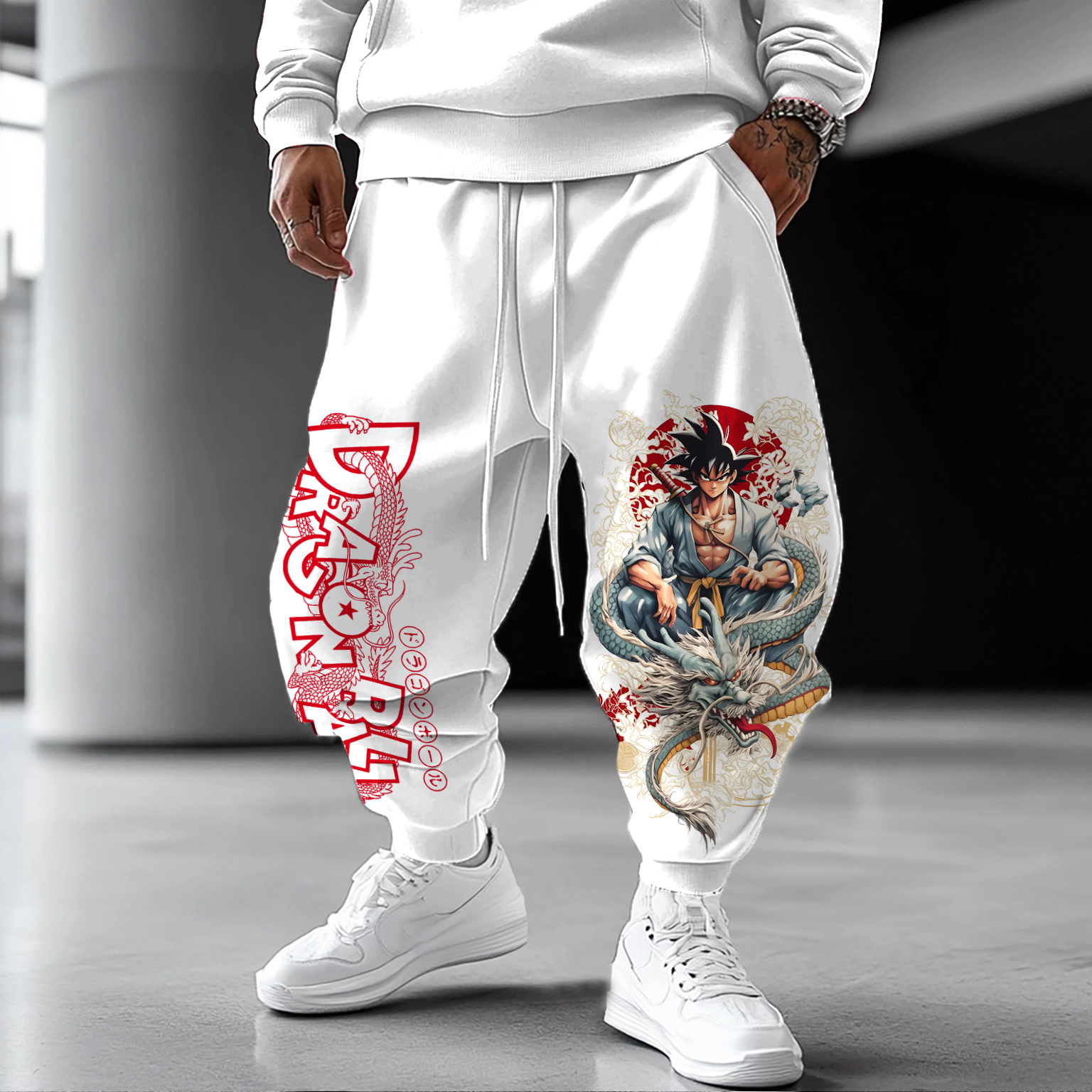 Unisex Casual Anime Streetwear Pants