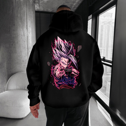 Unisex Anime Graphic Streetwear Vintage Hoodie
