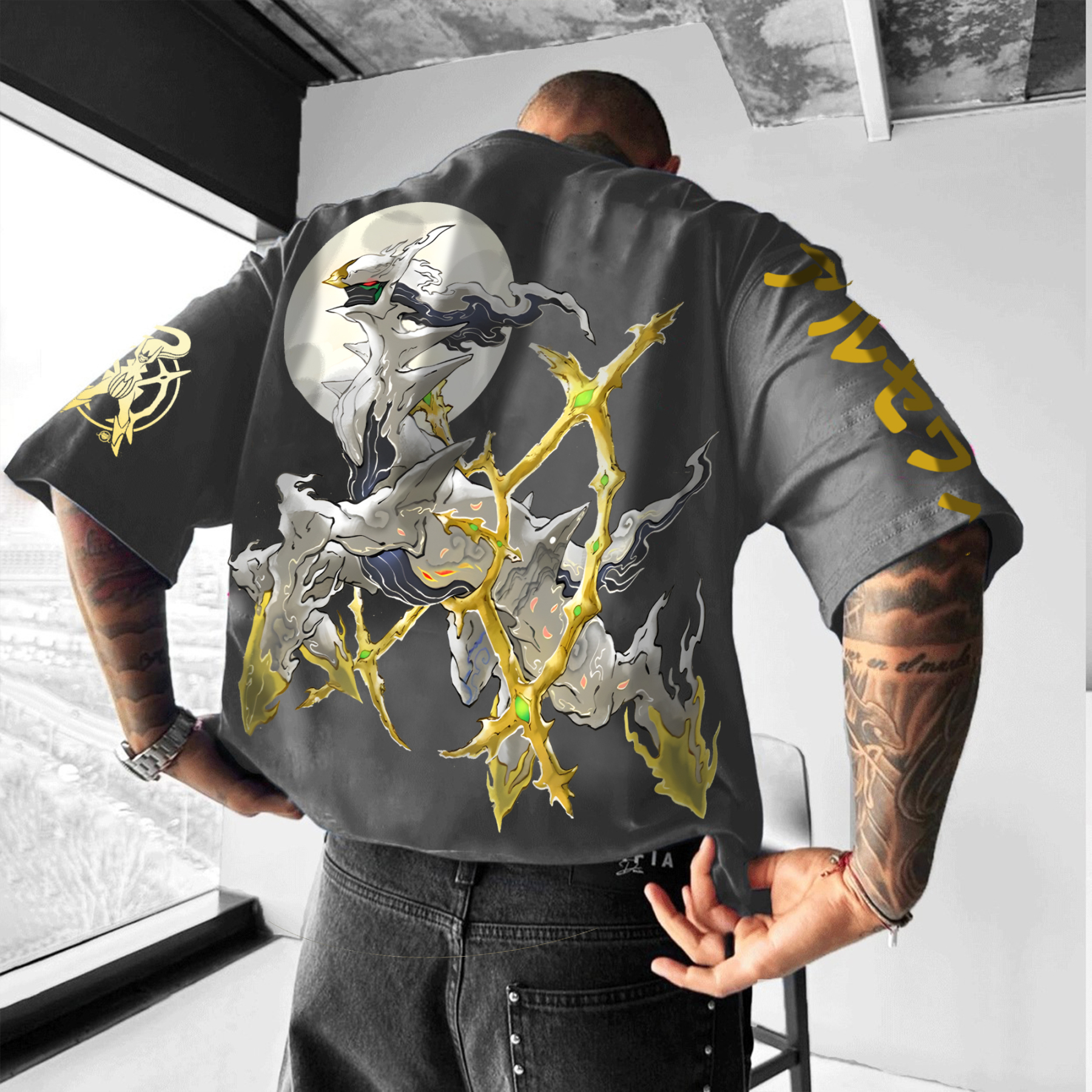 Unisex "Pokémon" Anime Inspired Vintage T-Shirt