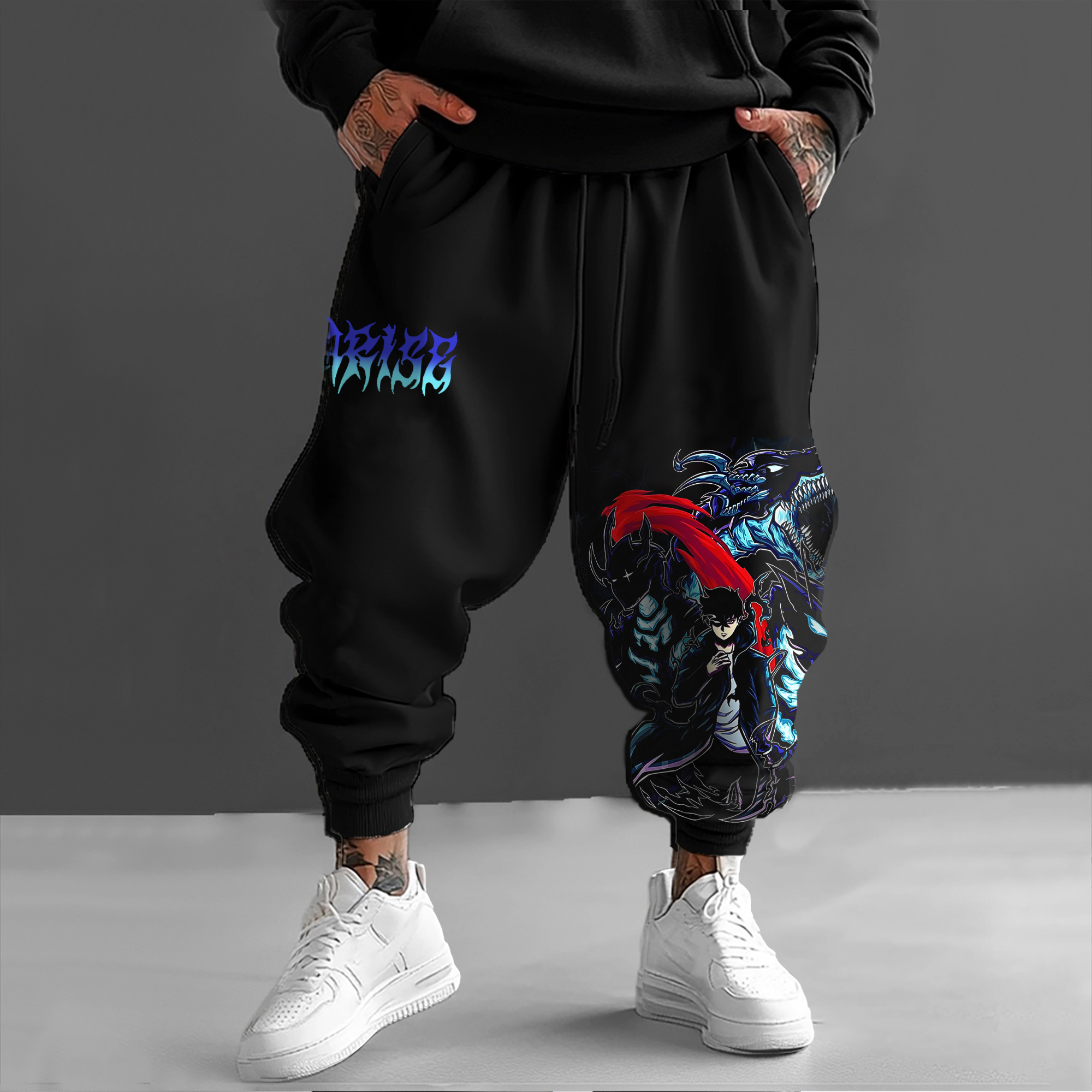 Unisex Casual Anime Streetwear Pants