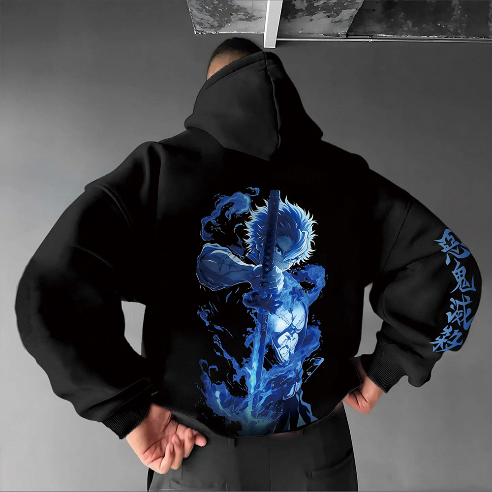 Unisex �� Demon Slayer�� Anime Graphic Streetwear Vintage Hoodie