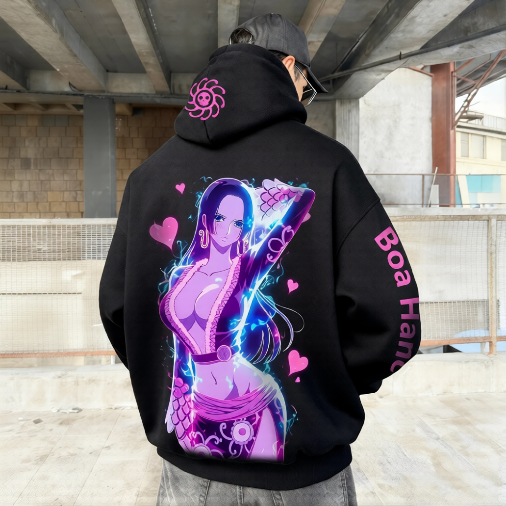 Unisex Anime Graphic Streetwear Vintage Hoodie